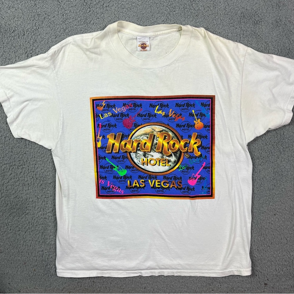 Vintage Hard Rock Hotel Las Vegas Single Stitch T Shirt Size XL